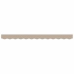 vidaXL Bande de auvent Beige 3.3 x 0.2 m Toile
