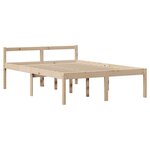 vidaXL Lit bibliothèque sans matelas 120x190 cm bois de pin massif