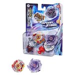 Beyblade Burst Surge Dual Pack, 2 toupies de compétition Speedstorm Kolossal Fafnir F6 et Odax O6