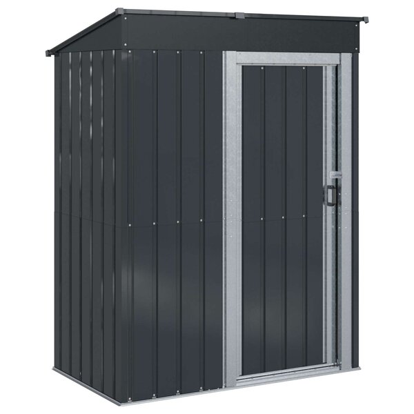 vidaXL Cabanons de jardin Anthracite 137 x 81 x 180 cm Métал