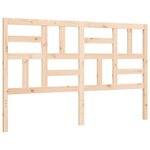 vidaXL Cadre de lit sans matelas 160x200 cm bois massif de pin