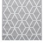 vidaXL Tapis d'extérieur Gris 80x150 cm PP