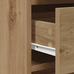 vidaXL Buffet chêne artisanal 40 x 41 x 75 cm Bois d'ingénierie