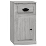 vidaXL Armoire latérale avec tiroir sonoma gris 40x50x75 cm