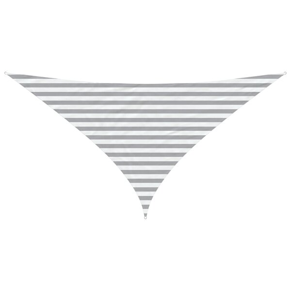 vidaXL Voile d'ombre Gris clair et blanc 3 x 3 x 4 24 m