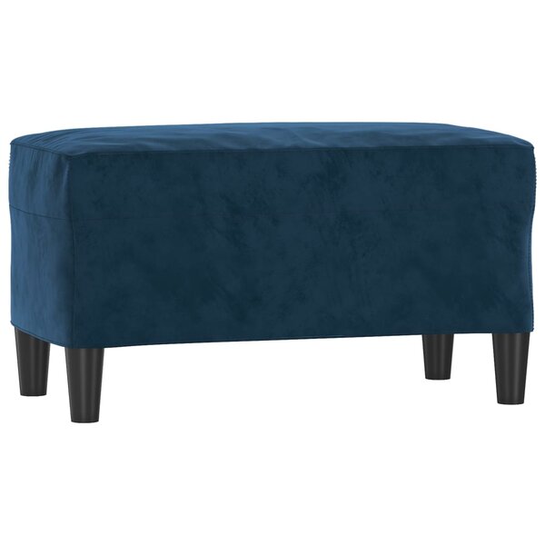 Banc banquette bleu 70 x 35 x 41 cm velours 02_0010684