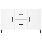 vidaXL Buffet blanc 100x36x60 cm bois d'ingénierie