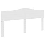 vidaXL Tête de lit Blanc Brillant 180 cm Bois d'ingénierie