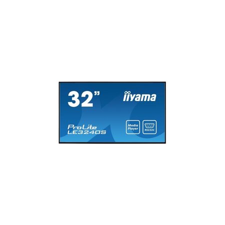 Iiyama prolite le3240s-b1 panneau plat de signalisation numérique 80 cm (31.5") led 350 cd/m² full hd noir 12/7
