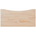 vidaXL Dessus de bureau blanc 80x40x2 5 cm bois massif de pin