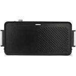 Plancha double zone 50 x 25 cm - Revêtement anti-adhésif - Plaque Amovible - 1800W