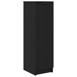 vidaXL Cabinet à chaussures avec étagère Chêne noir 29 5 x 35 x 101 cm