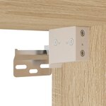 vidaXL Armoire murale Chêne sonoma 102x30x20 cm Bois d'ingénierie