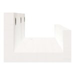 vidaXL Étagères murales 2 Pièces Blanc 50x12x9 cm Bois de pin massif
