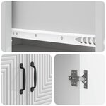 vidaXL Ensemble de Meubles 2 Pièces Blanc brillant 66 x 34 5 x 90 cm