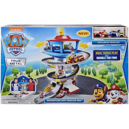 Pat patrouille - quartier general + 2 vehicules true metal chase marcus paw  patrol - 6058281 – jouet enfant 3 ans et + - La Poste