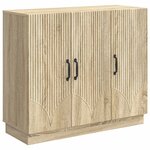 vidaXL Buffet Chêne Sonoma 89 x 34 5 x 77 cm Bois d'ingénierie