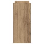 vidaXL Organiseur de bureau chêne artisanal 34.5 x 15.5 x 35.5 cm