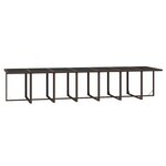 vidaXL Ensemble à manger de jardin coussins 19 Pièces Résine tressée