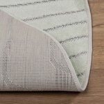 vidaXL Tapis de surface Rond PALMERAS Vert Ø 200 CM Polyester