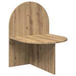 vidaXL Table de chevet 2 Pièces Chêne artisanal 48 x 49 x 65 cm
