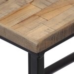 Vidaxl ensemble de tables pour plante 3 pièces teck recyclé