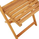 vidaXL Ensemble de bistro 3 Pièces noir polypropylène et bois massif