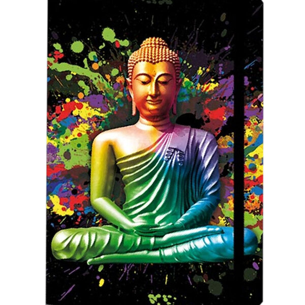 Petit carnet à couverture rigide Bouddha modèle 1