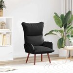 vidaXL Fauteuil relaxant Noir 69 x 74 x 93 cm Faux cuir