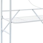 vidaXL Étagère de toilette Blanc 60x33x174 cm