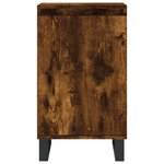 vidaXL Buffets 2 Pièces chêne fumé 40x35x70 cm bois d'ingénierie