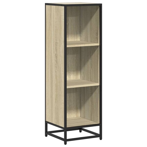 vidaXL Bibliothèque chêne sonoma 33 5x33x107 5 cm bois d'ingénierie