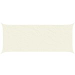 vidaXL Voile d'ombre Crème 6 x 2 5 m 100   polyester Oxford
