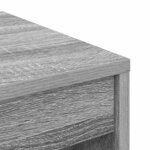 vidaXL Bureau Sonoma gris 60 x 40 x 76 cm Bois d'ingénierie