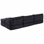 vidaXL Canapé modulaire 4 Pièces Anthracite 70 x 70 x 56 cm tissu