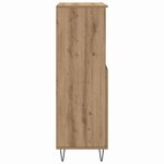 vidaXL Haut Armoire Marron 60 x 36 x 110 cm Bois d'ingénierie