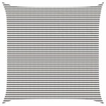 vidaXL Voile d'ombre Gris clair et blanc 7 x 7 m HDPE