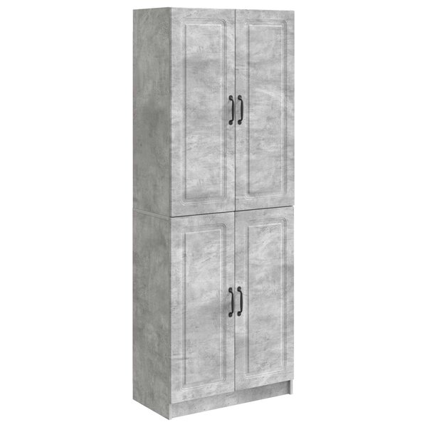 vidaXL Ensemble de Meubles 2 Pièces Gris béton Bois d'ingénierie