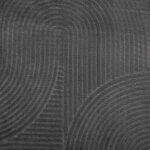 vidaXL Tapis IZA poils courts style scandinave anthracite Ø 100 cm