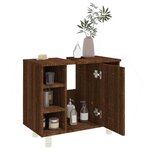 vidaXL Armoire de bain Chêne marron 60x32x53 5 cm Bois d'ingénierie