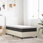 vidaXL Matelas à ressorts Bonnell Moyen 80 x 200 cm Blanc