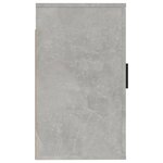 vidaXL Meuble TV mural Gris béton 40x34 5x60 cm