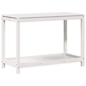 vidaXL Table de rempotage avec étagère 108x50x75 cm bois massif de pin
