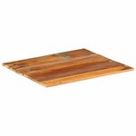 vidaXL Dessus de table carré 60x60 cm 15-16 mm Bois de récupération