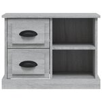 vidaXL Table de chevet sonoma gris 60x35 5x45 cm