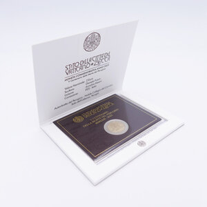2 euros commémorative Vatican 2023 - Le Pérugin en coffret BU.