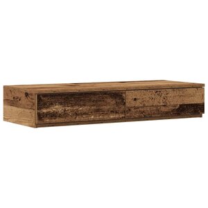 vidaXL Tiroirs de lit avec tiroir Bois ancien 90 x 36 5 x 16 5 cm