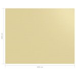 vidaXL Tapis de tente 400x500 cm Beige