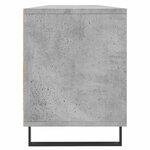vidaXL Meuble TV gris béton 150x30x44 5 cm bois d'ingénierie