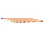 vidaXL Store rétractable manuel avec LEDs Multicolore 4 5 × 3 m
